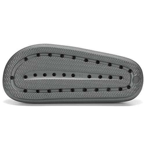 Image of Dirk Slides for Women and Men Sandals Pillow Slippers Shower Shoes Cushioned Cloud Slides