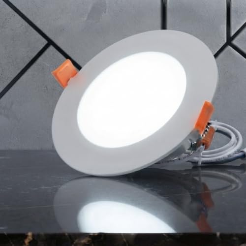 Image of Instapower Recessed Ceiling Light Ultra Slim Round LED Downlight 2-Year Warranty (12W Aluminium Natural White)