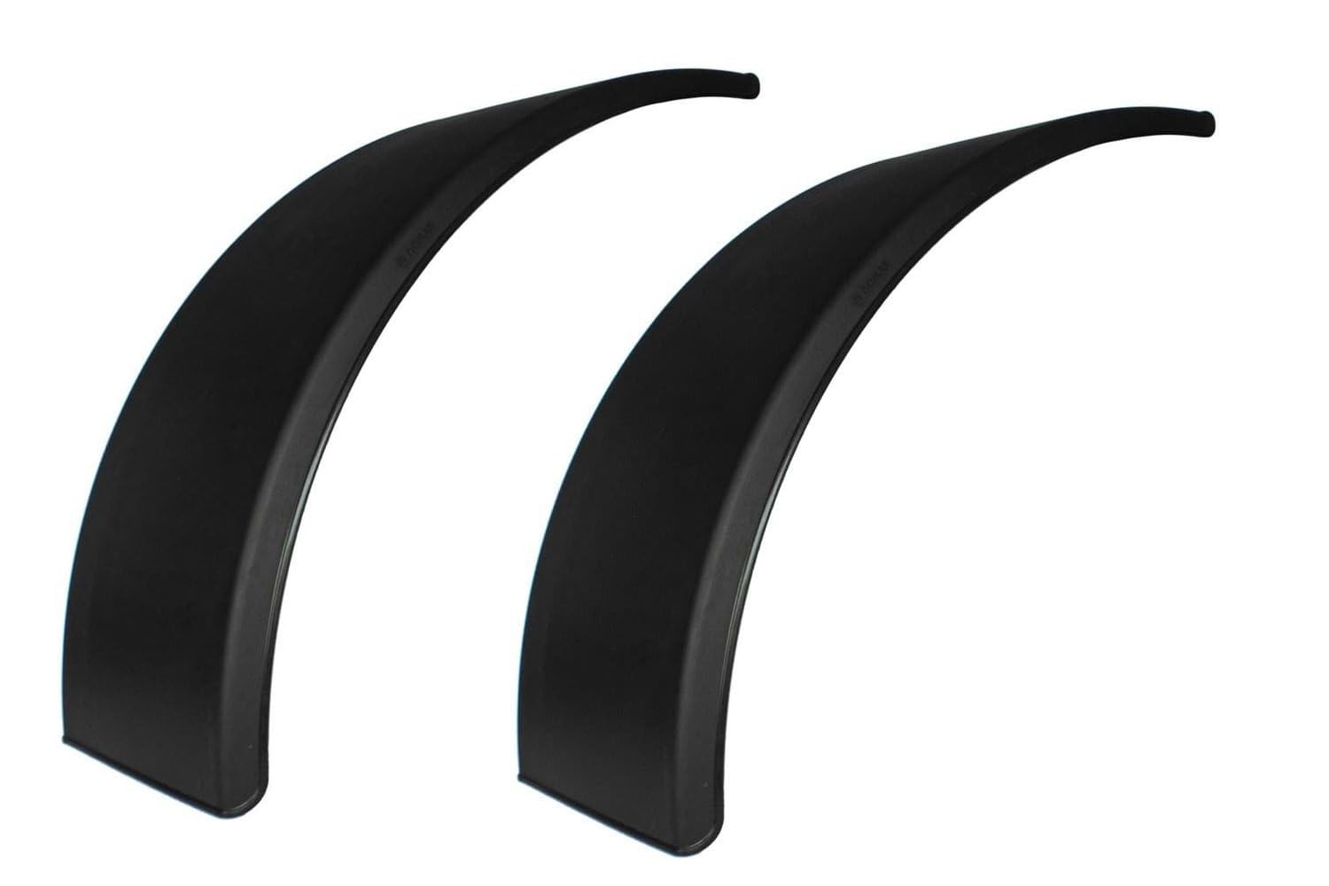 DOMAR Juego de Dos Guardabarros Simples para maquinaria agrícola 20 a 28 Pulgadas Paso Rueda plástico 1100 x 410 mm Cubierta antibarro Accesorio Tractor Industrial