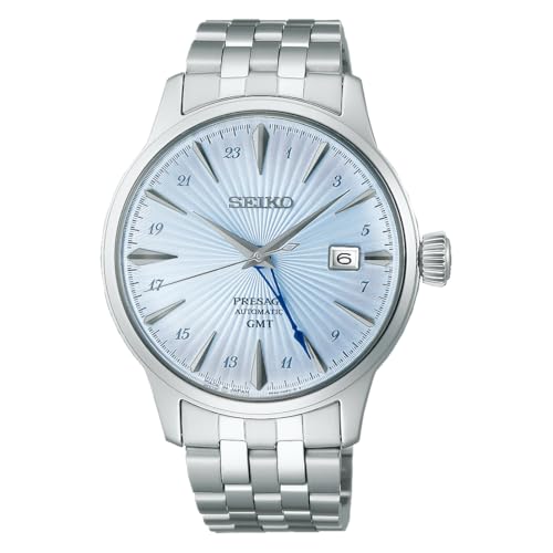 [�Z�C�R�[] SEIKO �v���U�[�W�� Presage Cocktail Time GMT Sky diving �J�N�e���^�C�� �X�J�C�_�C�r���O SSK037J1 ���{�� Made in Japan �����Y �r���v �C�O���f�� [���s�A���i]