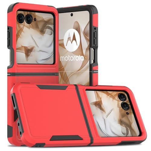 Razr 50P[X Motorola (g[) razr 50ɑΉC ȑϏՌEՌzیP[XCTPU + PC 2024 razr P[X (bh, razr 50)