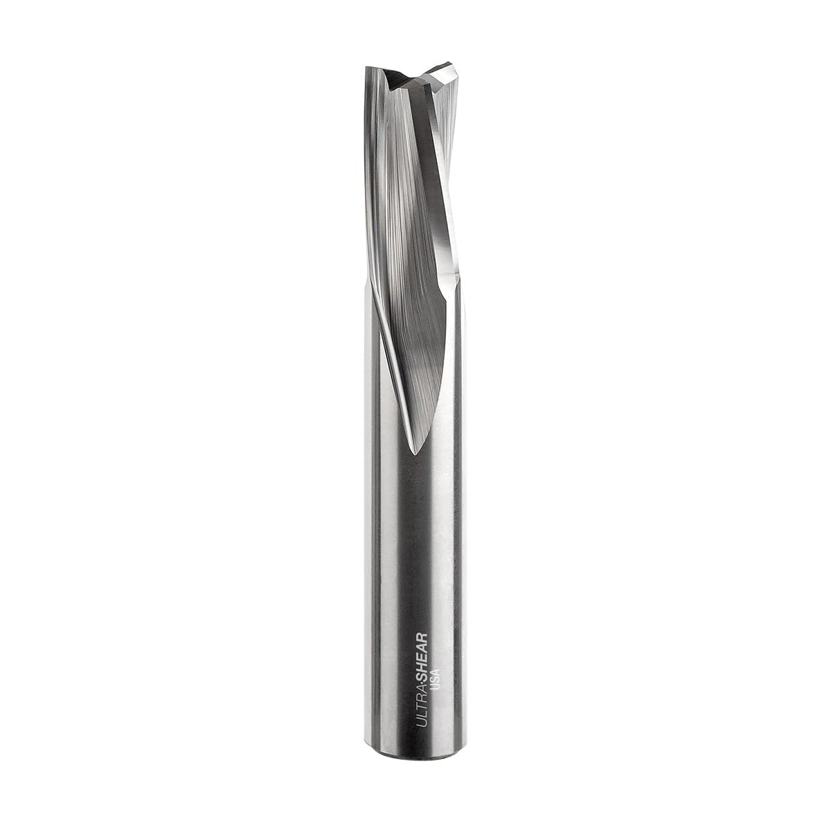Slow Spiral Router Bits, 1/2" CD, 1/2" SH, 1" CL, 3 Flute, Down Cut, Solid Carbide USA Made, for CNC, Hand & Table Routers US5100TSD