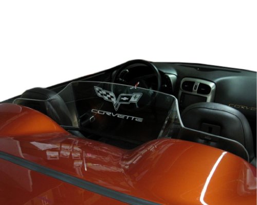 WindRestrictor - Wind Deflector for Convertible Compatible with 2005-2013 Chevrolet Corvette C6 - Control air flow, cut down backdraft & noise - GM Licensed - Easy Install - Laser-Etched Design