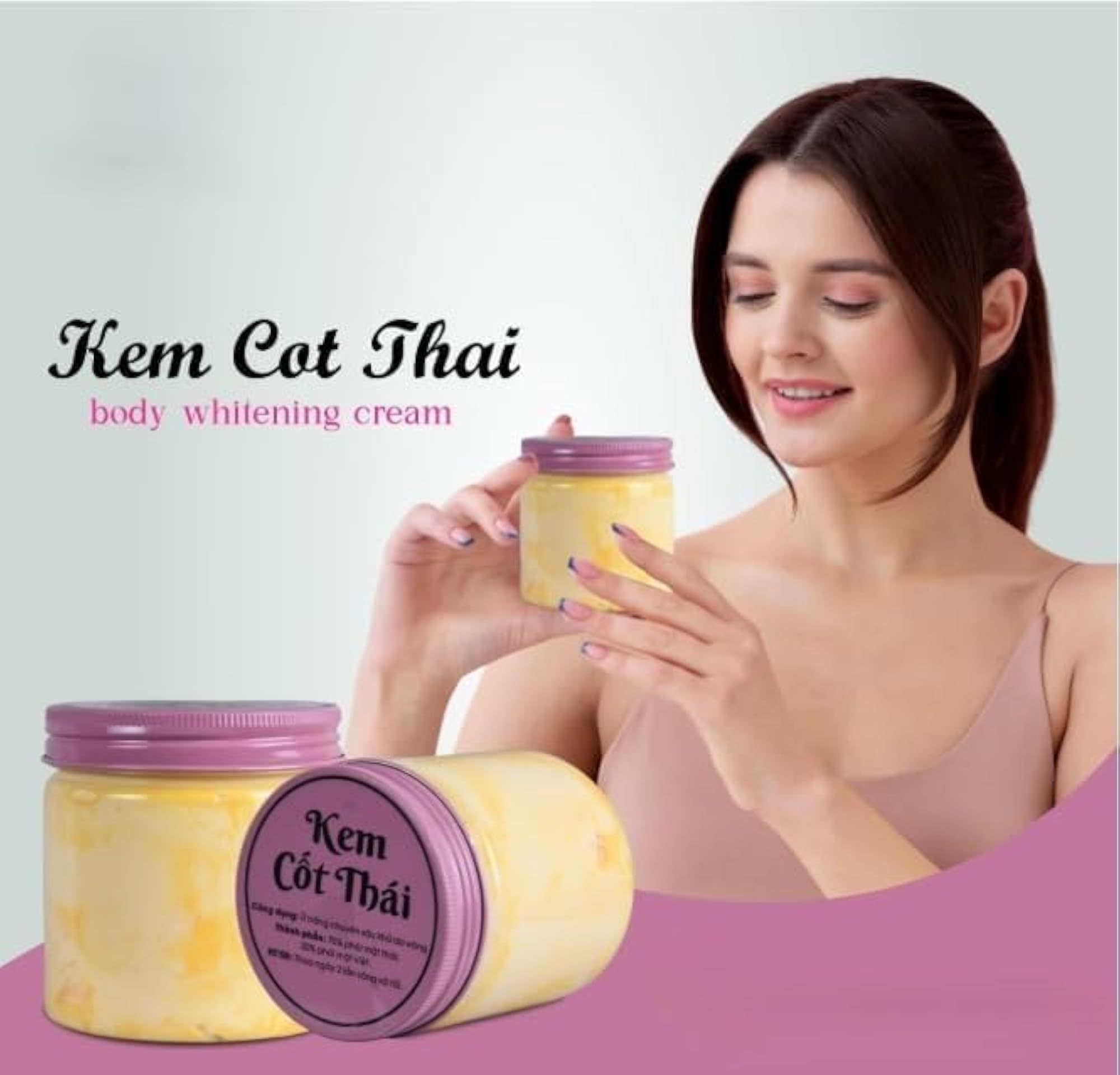 Kem Cot Thai Body Cream for Exfoliating & Brightening