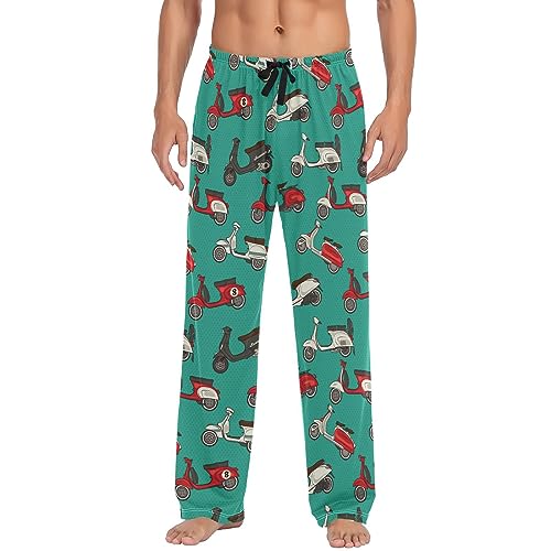 Pantalon de pyjama d'été rouge homard pour homme XXL