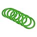 M METERXITY 24 Pack Carnival Ring -Toss Rings Plastics Hoops Apply to Outdoor/Party/Games (4cm ID Green)