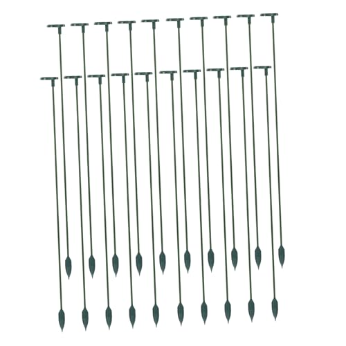 VICASKY 20個園芸用プラスチック支柱 耐候性クライミングフラワーラック 胡蝶蘭 る性植物対応 多機能植物誘引フレーム 屋内外兼用