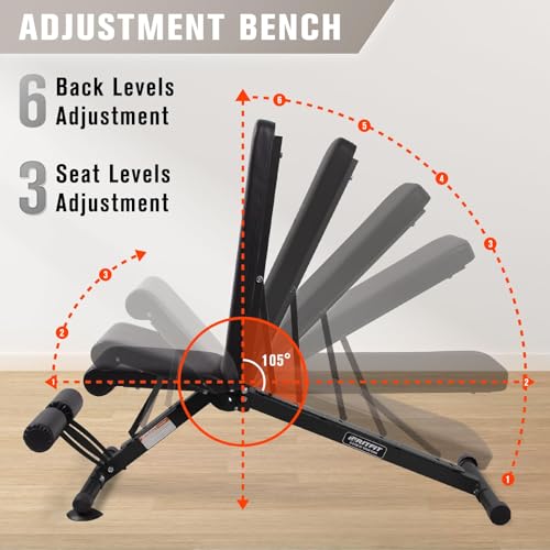 Image of RitFit Multi-Function Garage & Home Gym Package Includes 1200LBS Power Cage PPC03 /P3 with Cable Crossover System, Weight Bench, Olympic Barbell Weight Set, Full Body Workout