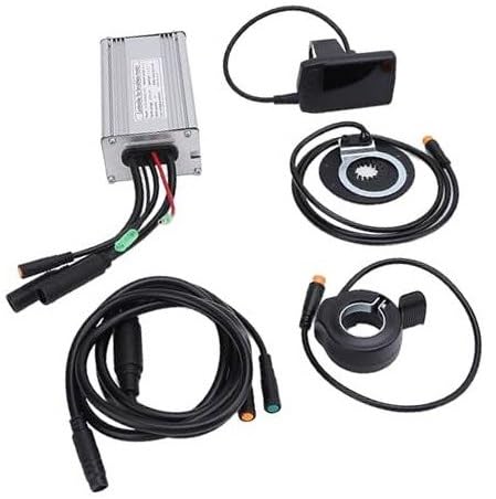 Pannello di controllo for scooter elettrico da 36 V, 48 V e 22 A con acceleratore a pollice, 8 magneti, sensore di assistenza alla pedalata controller per monopattini elettrici