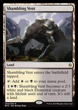 Magic the Gathering - Shambling Vent (244274) - Battle for Zendikar