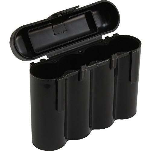 Powertron Batteries AACASEBLACK 3 Pack Aa/Aaa / Cr123A Black Battery Holder Storage Cases thumb #2