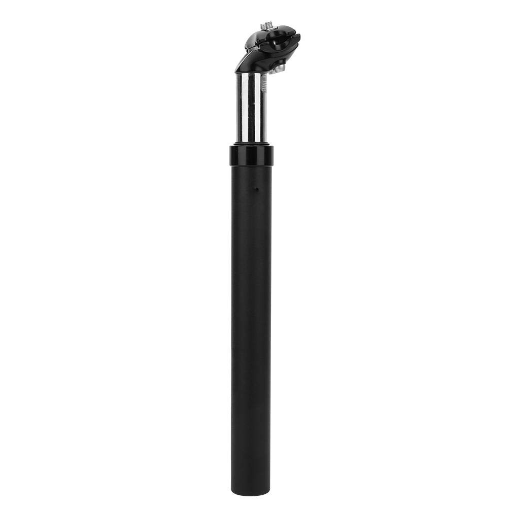 Seat Post 31.6mmx350mm, SPS-405 Aluminium Alloy Shockproof Seatpost Shock Absorption Seat Tube Cycling Equipment(Black)