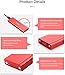 immagine 5ORICO Enclosure SSD M.2 NVME, Adattatore da PCIe a USB C, Case Esterno per Disco Rigido USB 3.1 Gen2(10Gbps) in Alluminio per SSD PCIe M Key e M+B-Key Tutte le Dimensioni, Sonno Intelligente (Rosso)