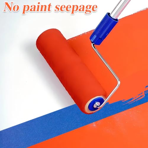 Image of Painters Tape 3 Inch Wide, 3 inches X 55 Yards X 6 Rolls. | Wide Blue Painters Tape, Using for Painting, Pack, etc. 330 Yards Total.