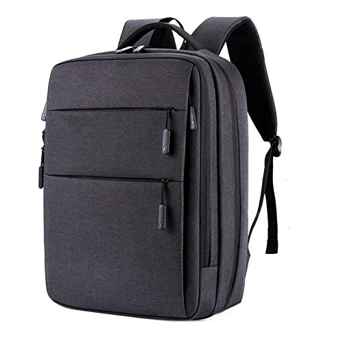 Zaino da viaggio per laptop da 15 pollici da 17.3 con tracolla per impermeabile e antisismico 14 versione di lusso di Black Plus