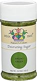 INDIA TREE Decorating Sugar Green, 3 OZ