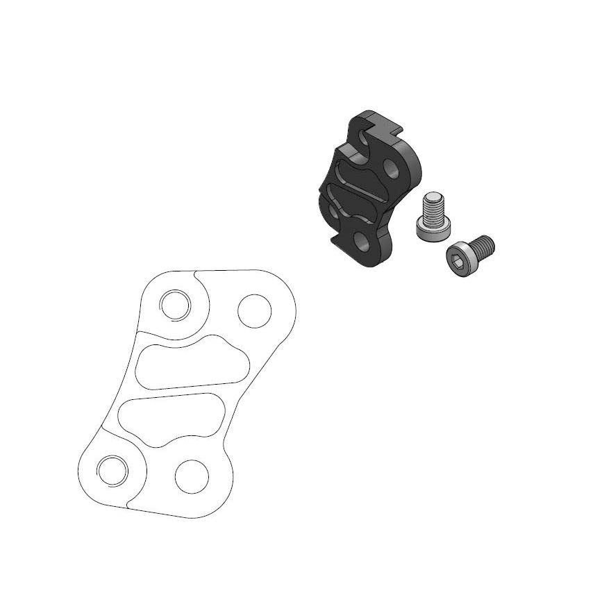 Moto Master Adattatore oversize per riposizionamento pinza freno per disco anteriore da 260mm