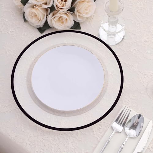 Tableclothsfactory 10 unidades platos desechables 12" miniatura 2