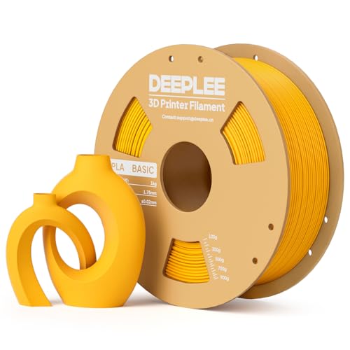Image of PLA Basic 1.75mm 3D Printer Filament Sunflower Yellow 1KG