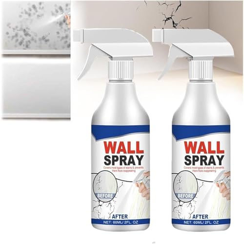 Pintura en aerosol versátil para reparación de paredes, pintura a base de agua, pintura blanca de cáscara, cubre manchas de pintura de techo, removedor de manchas para techo de pared, removedor de
