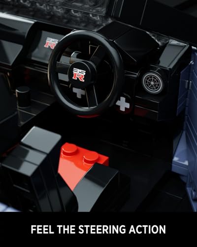 Image of Nifeliz GTRS-35 Sports Car Building Set, 1:14 Scale Collectible Model Set for Display, Gift for Adult Car Enthusiasts (1323PCS, NF10285)