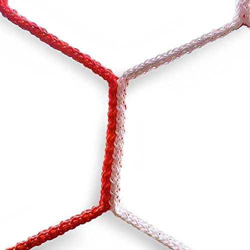 Lujuny Soccer Goal Net 24 X 8 Ft - Full Size Football Training Goal Post Replacement Netting Not Include Posts #TOP6