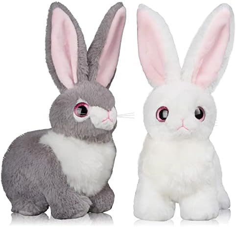 plush grey bunny