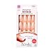 Kiss Salon Acrylic Nautral 28 Nails Long Length KSAN03 Forbidden