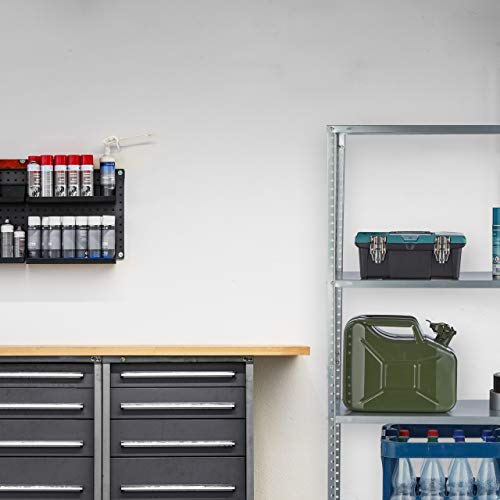 Relaxdays Metallregal verzinkt, HBT: 145x75,5x30 cm, 4 Böden, bis 160kg, zum Schrauben, Stahl, Lagerregal Keller, Silber