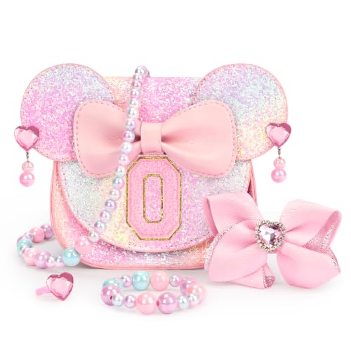 Image of mibasies Toddler Purse Gifts for Girls: 3 Year Old Girl Gifts, Girl Toys Purse Set
