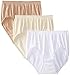 Bali Women's 3 Pack Comfort Revolution Brief Panty, White/Nude/Light Beige, 6/7'