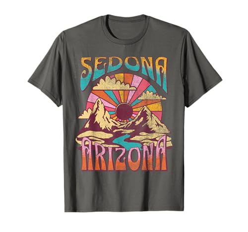 Sedona Arizona Nature Hiking Mountains Outdoors Vintage T-Shirt