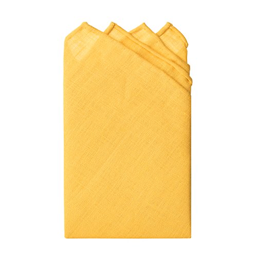 Image of Jacob Alexander Linen Handrolled 15 inch x 15 inch Pocket Square Hanky