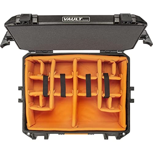 Pelican Vault V550 Multi-Purpose Hard Case With Padded Dividers For Camera, Drone, Equipment, Electronics, And Gear (Black) #TOP11