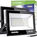 Novostella 60W LED Flood Light 2 Pack, Outdoor 6,000lm Super Bright Security Lights, 5000K Daylight White, IP66 Waterproof, Landscape Floodlight, Indoor Outside Lighting for Garden Yard Garages Party