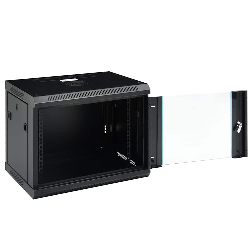 Armadietto di rete 9U, montaggio a parete, 19 pollici, IP20, 600 x