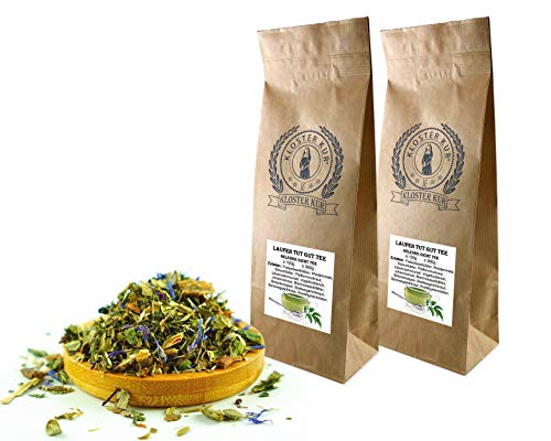 Laufen tut Gut Kräuter Tee 2x300g von KLOSTER KUR mit Preiselbeerblätter, Weidenrinde, Birkenblätter, Pfefferminzkraut, Löwenzahnwurzel, Vogelknöterich, Johanniskraut, Brennnesselblätter Cover