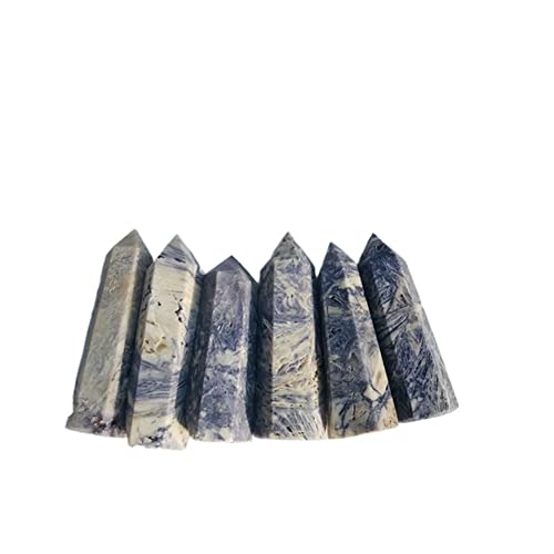 PAKMEZ Heimdekoration: 1 Stück natürlicher Kristallstein, Edelsteinstab, Amethyst-Kristallturmspitze, kann zur Dekoration verwendet Werden Obelisk (Size : 9-10CM)