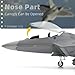 NUOTIE F22 Raptor 1/72 Diecast Metal Aircraft Model Kit USAF Fighter Jet Alloy Airplane Model with Stand for Adult Military Enthusiasts Collections or Creative Gifts (AK 90FS)
