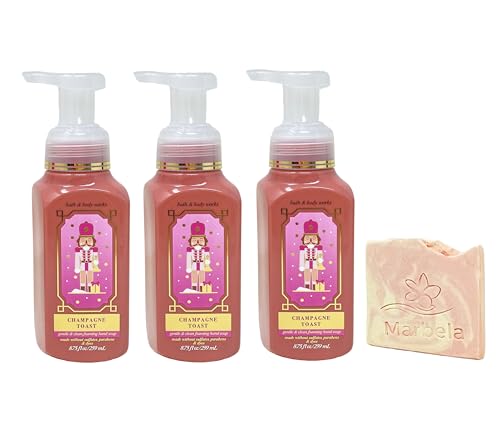 Champagne Toast 3-Pack Foaming Hand Soap