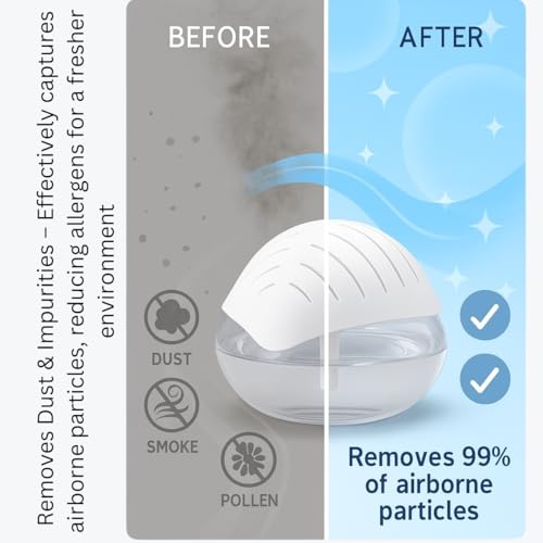 Image of 3-in-1 Air Purifier, Aroma Diffuser & Humidifier - 500mL Large Tank with Free Essential Oil | Quiet Operation, Removes Dust & Odour, Spreads Fresh Aroma - Perfect for Home, Office & Car
