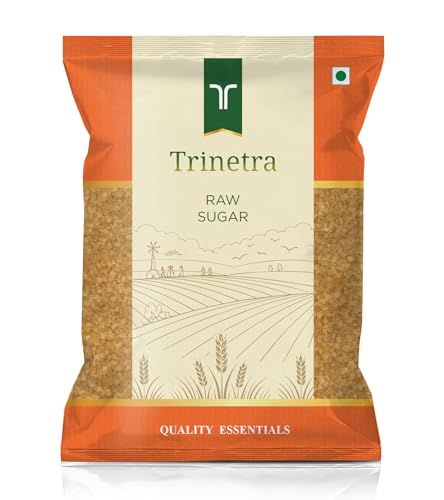 Image of Trinetra Desi Khand (Raw Sugar /Khandsari) | Unrefined & Healthier Alternative | 1 kg
