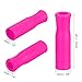 uxcell 8pcs Silicone Straw Tips, Metal Straw Covers, Soft Reusable Straws Tips Fit for 1/3 Inch(8mm) OD Stainless Steel Straws, Pink