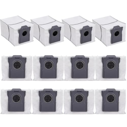 Image of Dust Bags Compatible with Dreame X50 X40 X30 L50 L40 Ultra / L10S Pro Ultra / L10S Ultra Gen 2 / L10S Plus / D10 Plus Gen 2 / Mova E30 V50 Ultra P50 Pro Ultra, 3L Large Disposable Vacuum Bag (12 Pack)