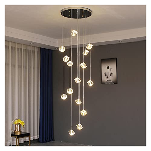Lustres d'escalier en colimaçon LED pour illuminer vos moments en famille