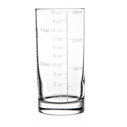 Engraved Measuring Glass 10.25oz