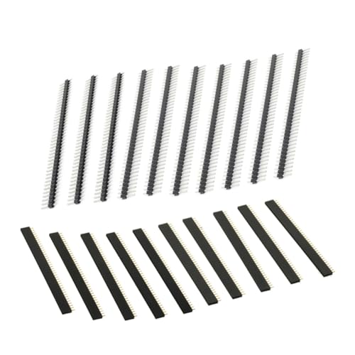 GARIOUANS - GARIOUANS 20pièces Connecteurs PCB Détachables Connecteurs avec Broches Mâles Et Femelles Compatibles pour Circuits Imprimés Et Intégrés