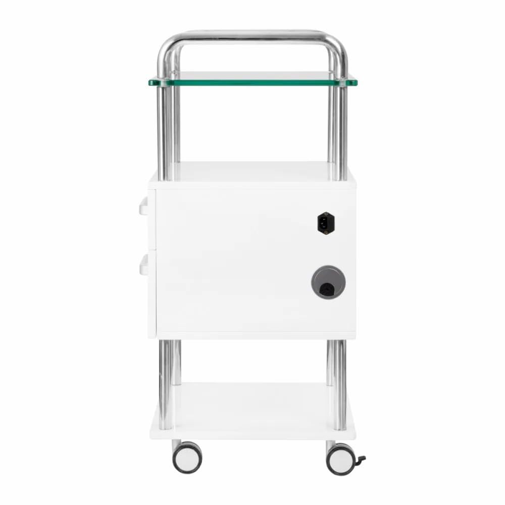 Carrello Podologico per Sterilizzare Strumenti Chirurgici con 2 Cassetti