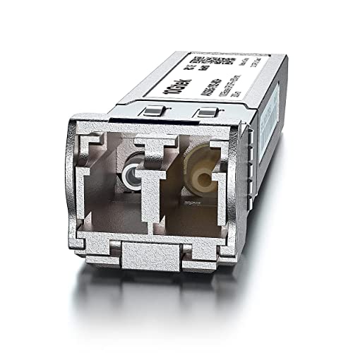 Image of Industrial Grade 10GBase-SR SFP+ Transceiver, 10G 850nm MMF, up to 300 Meters, Compatible with Cisco SFP-10G-SR, Meraki MA-SFP-10GB-SR, Ubiquiti UniFi UF-MM-10G, Fortinet, Netgear and More,2 Pack
