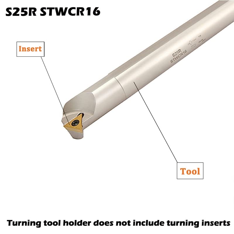 Portaherramientas para Torno CNC S08K STWCL09 Izquierdo miniatura 3